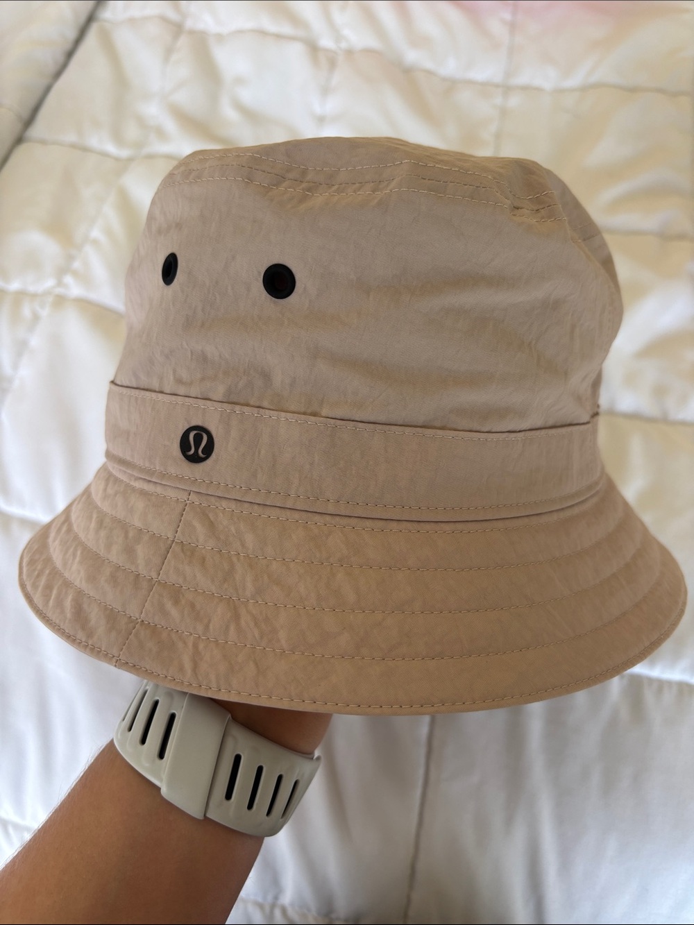 Lululemon Pink Beige Bucket Hat